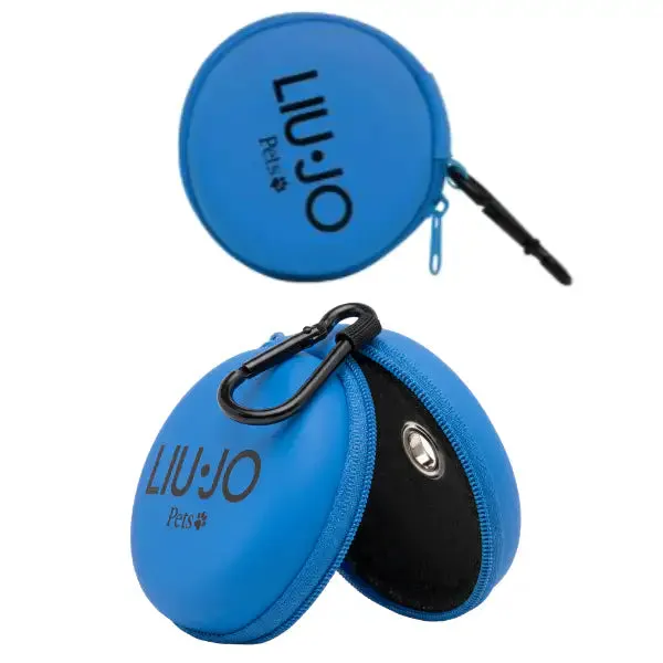 Dispenser porta sacchietti igienici Ø8 cm Liu Jo Pets Azzurro - immagine 1