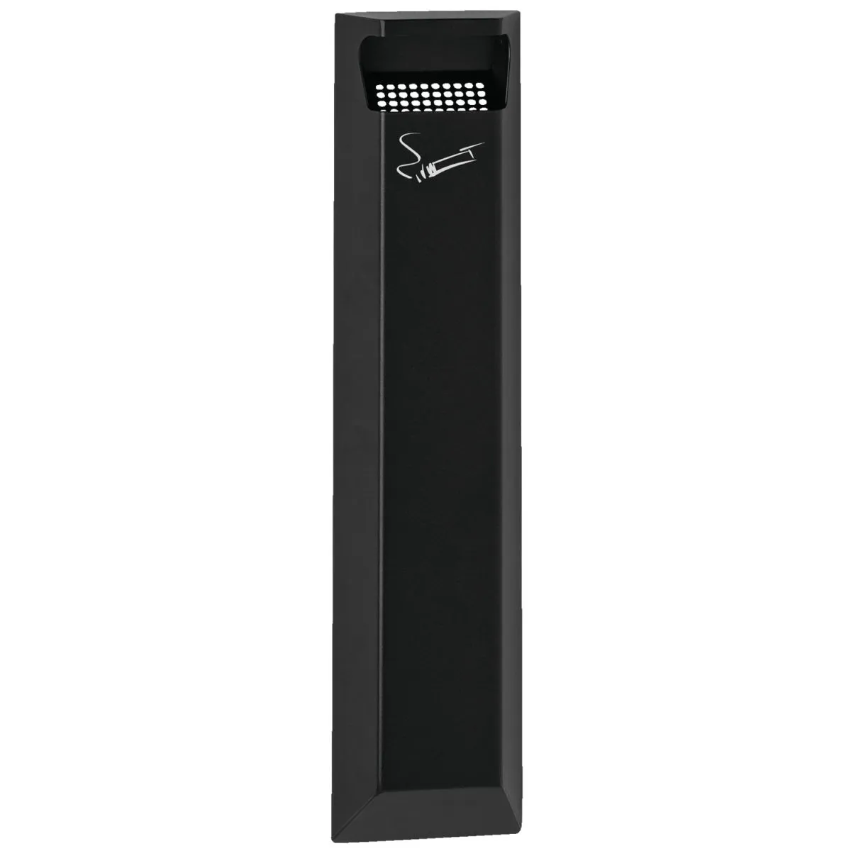 Rossignol Posacenere da muro Arkea; 3000 ml, 12x55x5 cm (LxHxP); grigio/nero; rettangolare - immagine 1