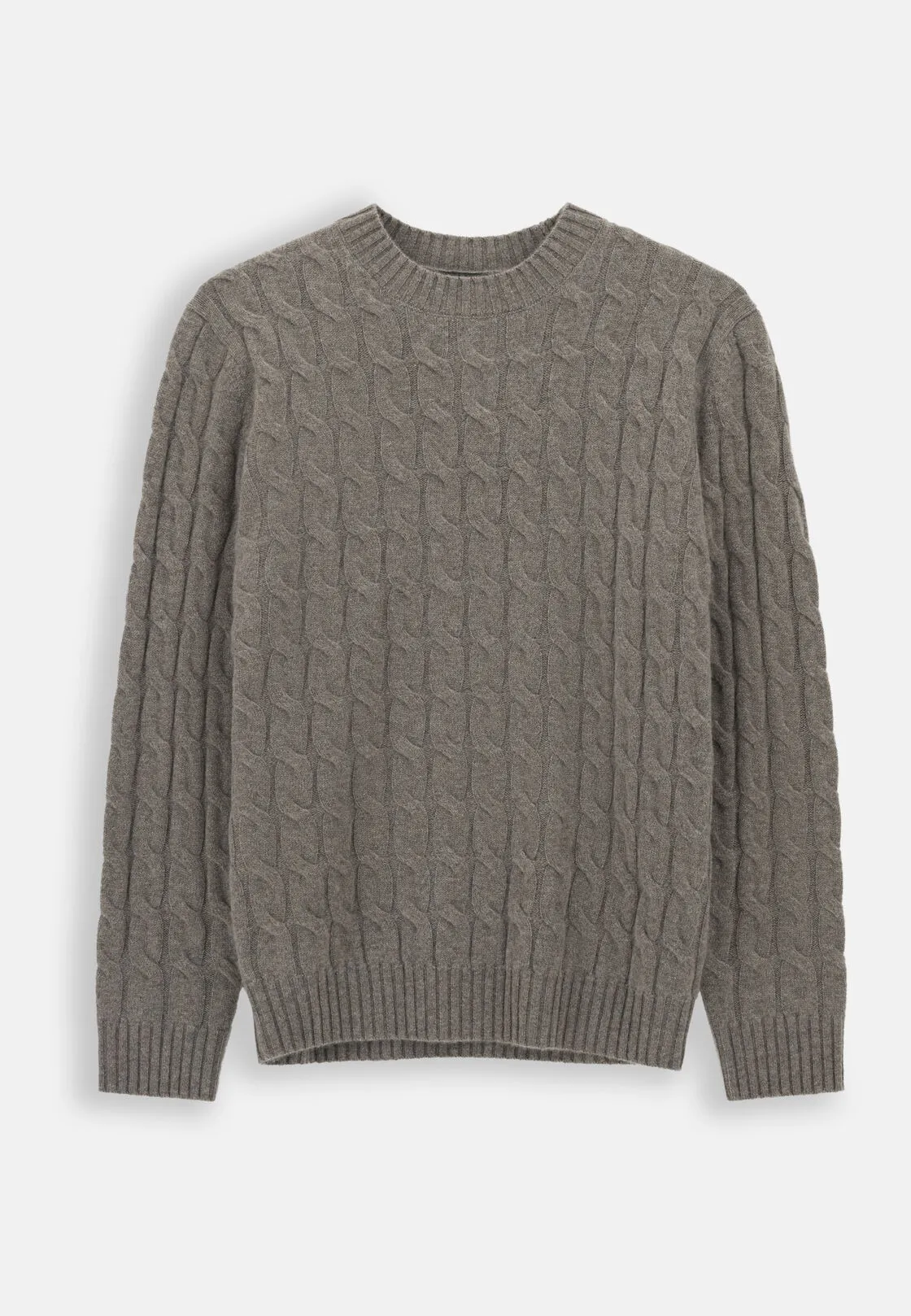 Boggi, Maglia Girocollo In Lana Cashmere, Uomo, Taupe, Taglia: XXL - immagine 5