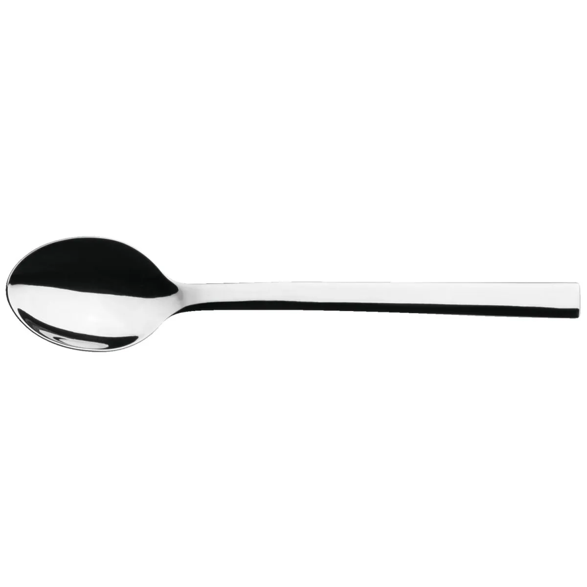 12x VEGA Cucchiaino caffè espresso Native; 11 cm (L); argento, manico argento; 12 pz. / Pacco - immagine 1