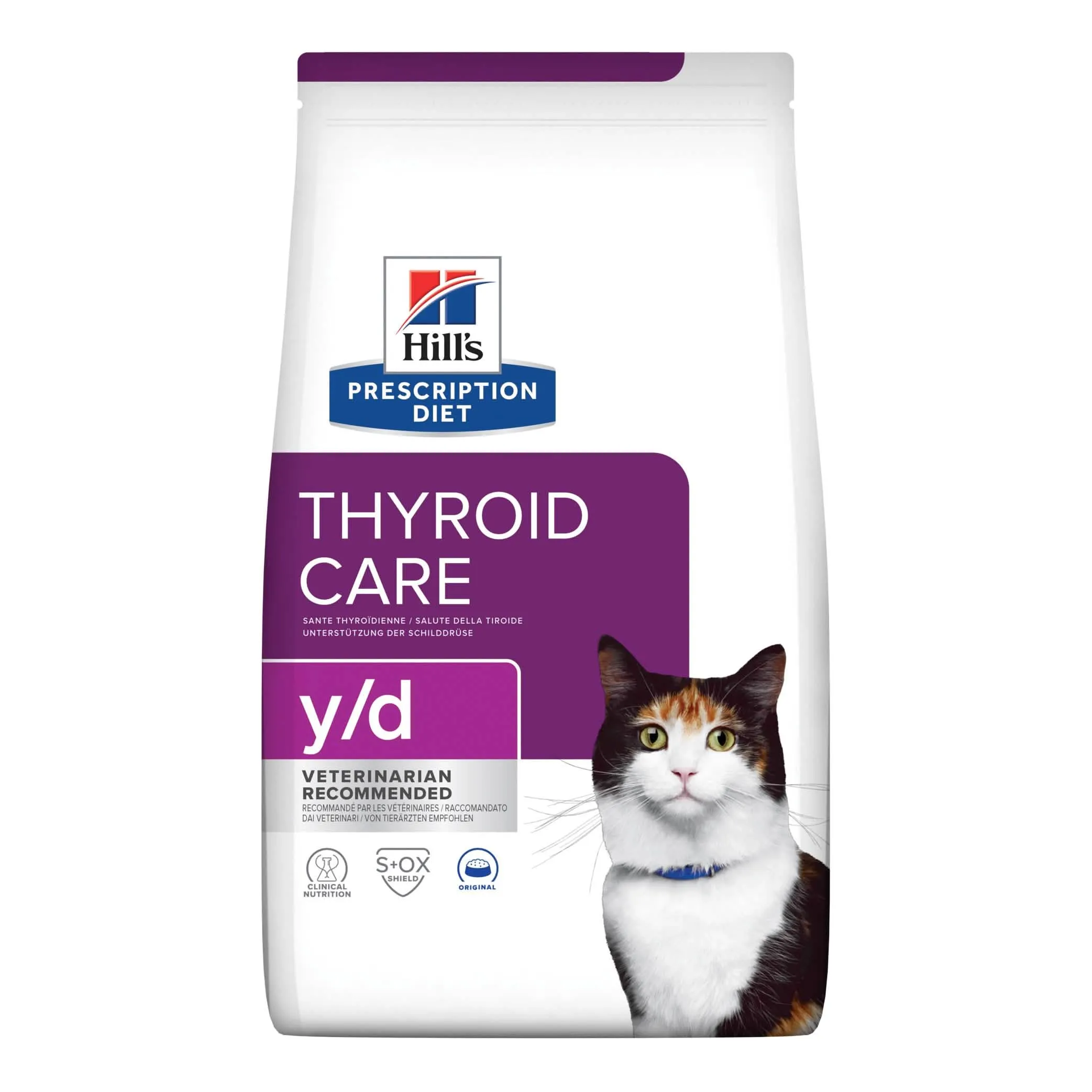 Prescription diet feline thyroid care y/d 1,5 kg - immagine 1