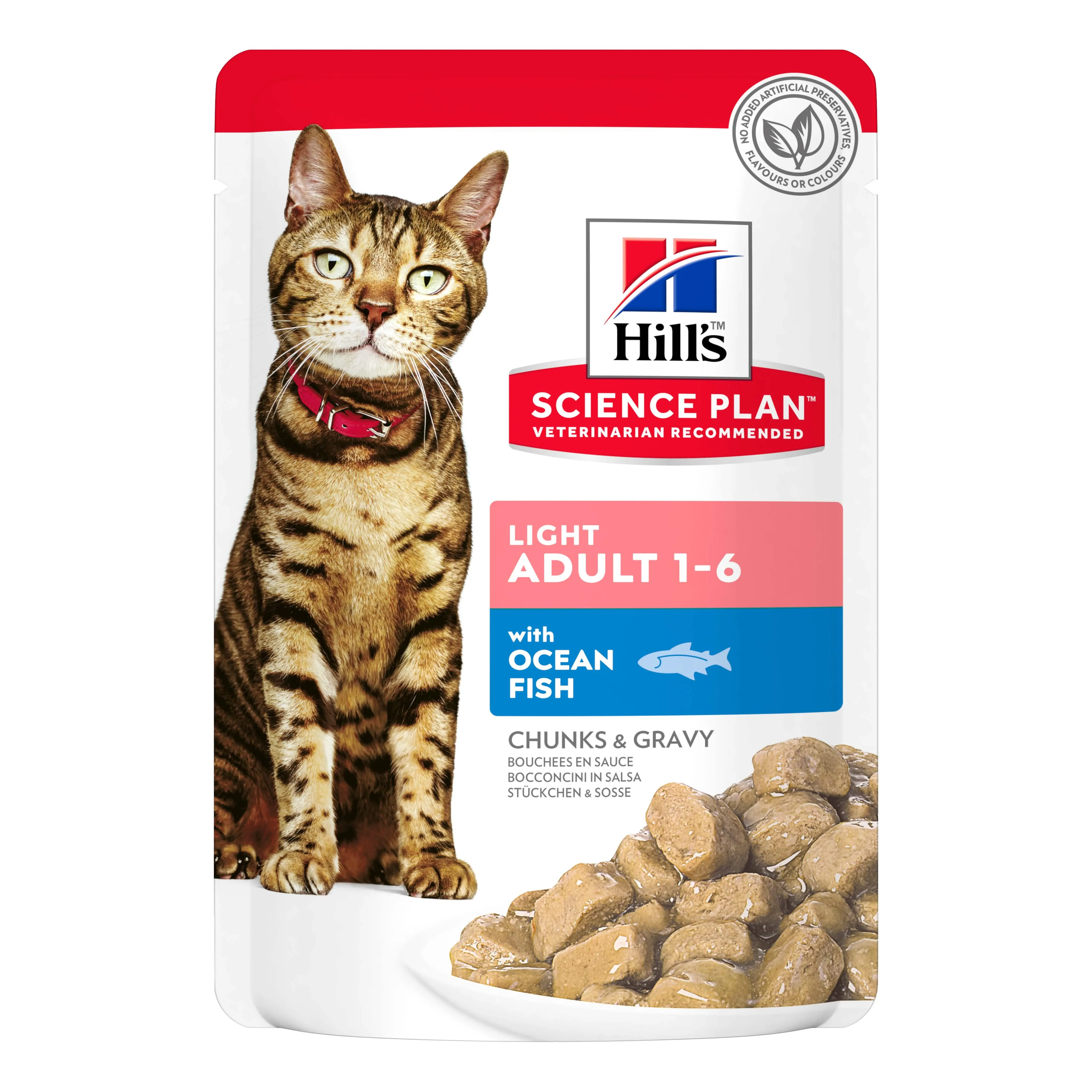 Science plan feline adult light ocean fish 85 g - immagine 1
