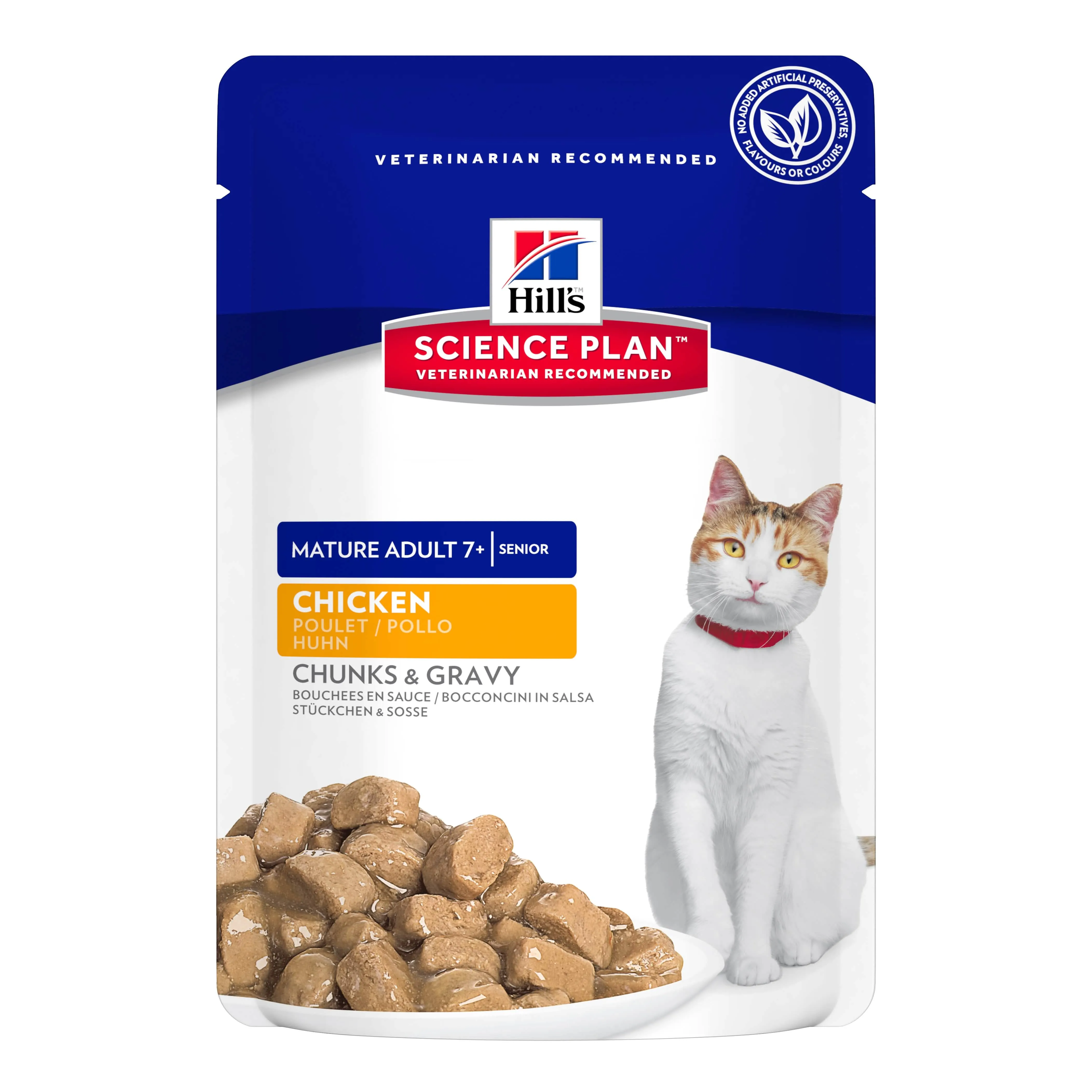 Science plan feline mature adult 7+ chicken 85 g - immagine 1