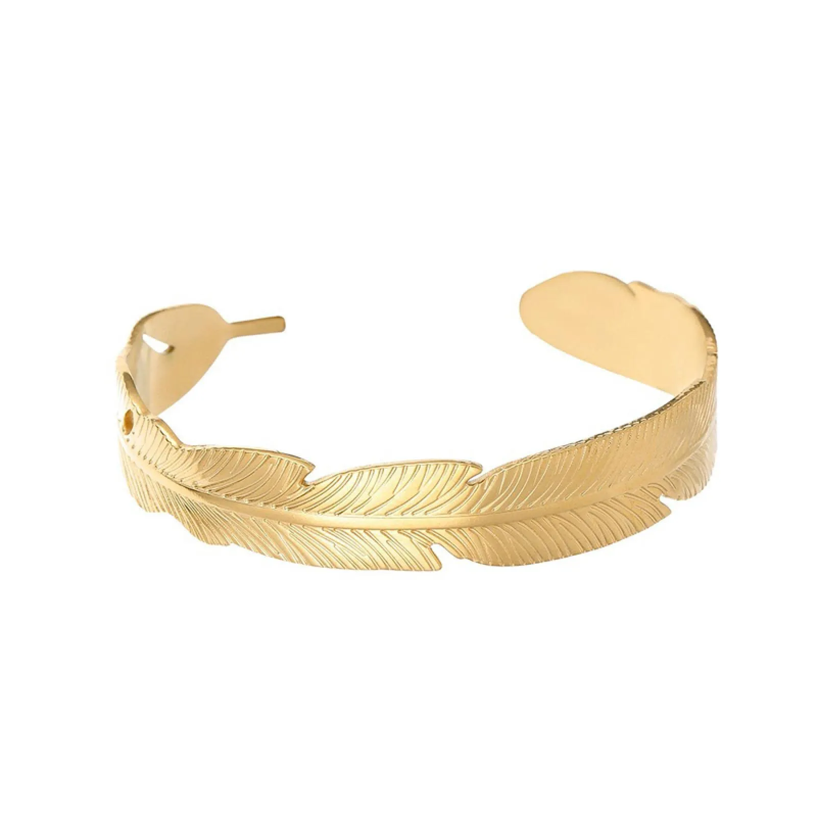 Bracciale Donna Braccialetto Regalo Regali Braccialetto di Piume per Le Donne Hip Hop Regolabile A Forma di C Bracciale per Ragazze Regali Casuali B643 - immagine 1