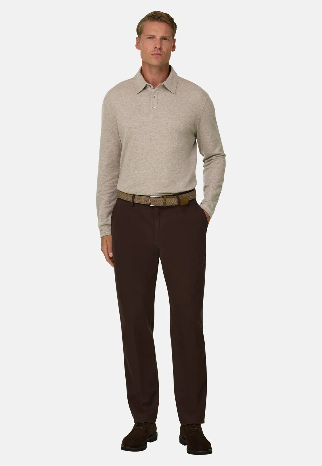 Boggi, Polo In Jersey Di Cotone E Cashmere, Uomo, , Taglia: M - immagine 2
