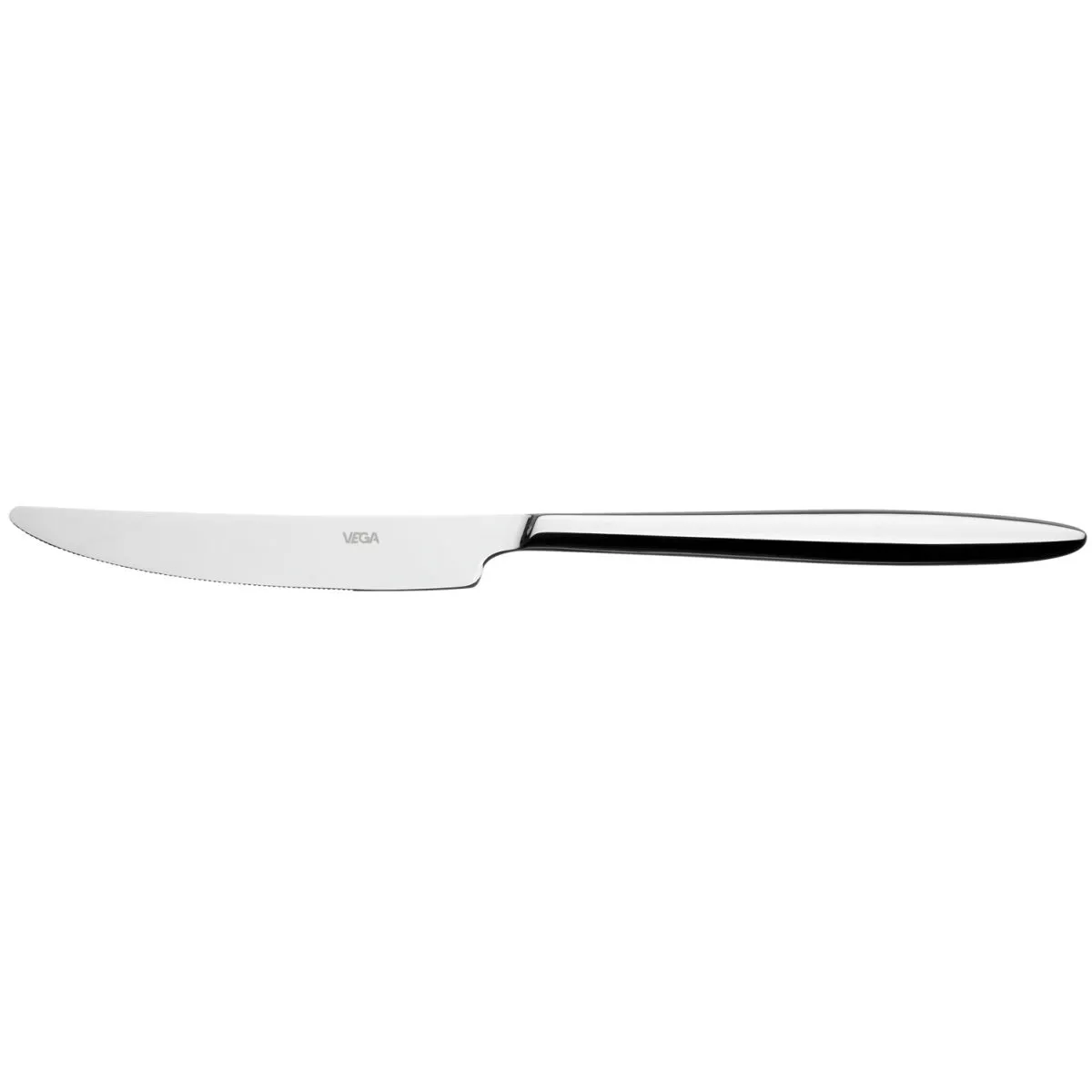 12x VEGA Coltello per pizza e bistecca Sydney; 21.6 cm (L); argento, manico argento; 12 pz. / Pacco - immagine 1