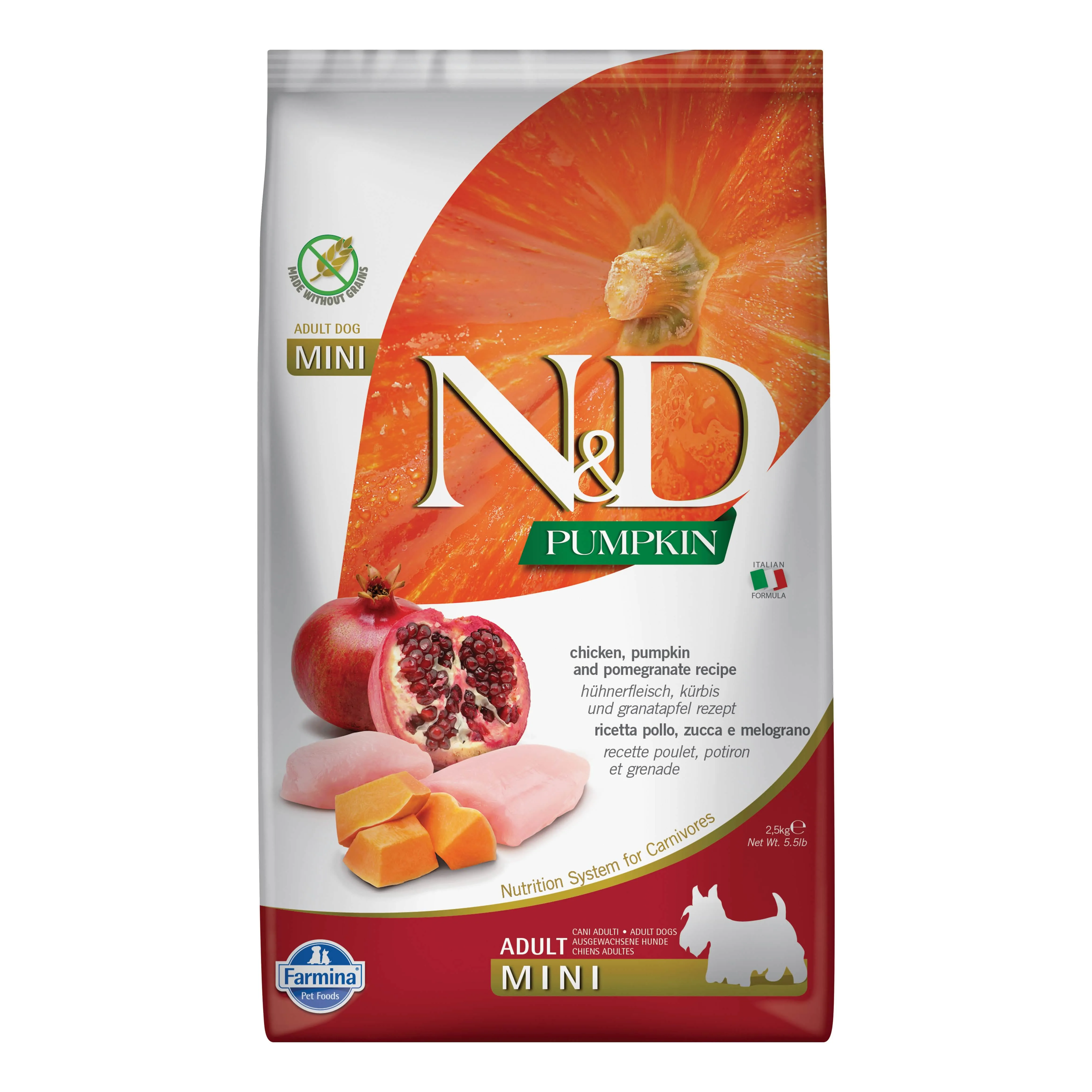 N&D Pumpkin Canine Boar & Apple - Adult Mini 2,5 kg - immagine 1