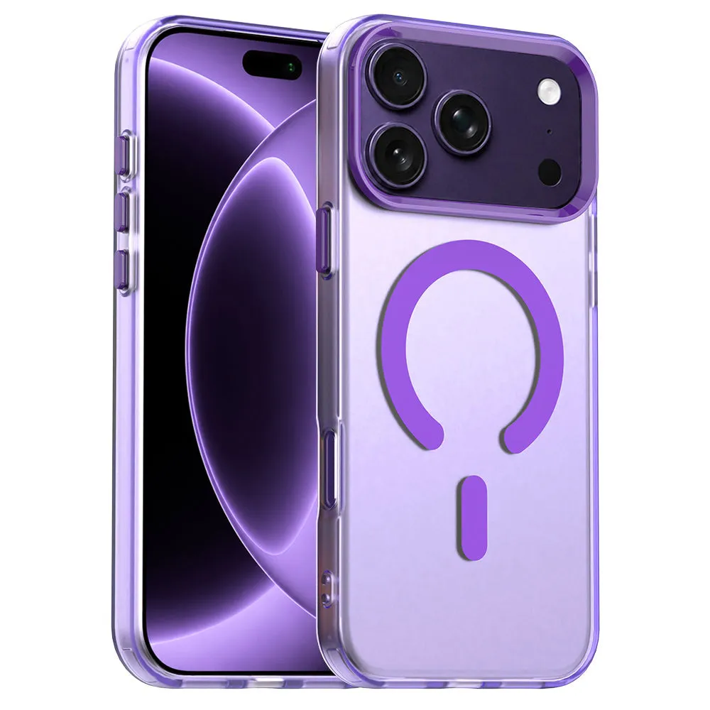 Custodia MagSafe per Apple iPhone 18 Pro / 17 Pro, Techsuit, CandyCase, Viola - immagine 1