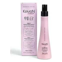 Keratin color 5 in 1 maschera spray 150 ml - immagine 1