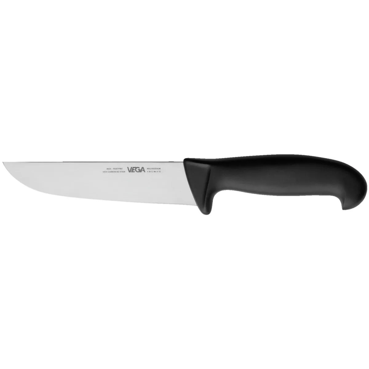 VEGA Coltello chef Messina; lunghezza lama 16 cm, 28.5 cm (L); nero/argento - immagine 1