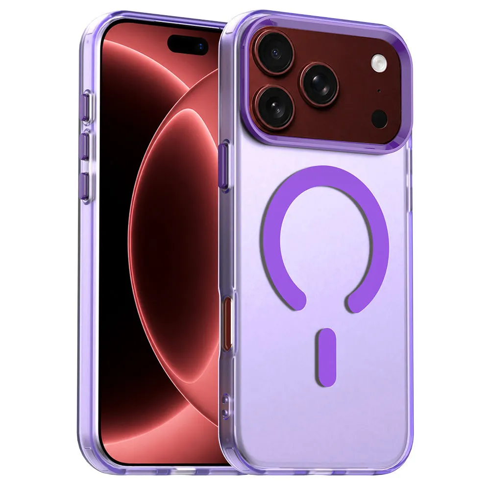 Custodia MagSafe per Apple iPhone 18 Pro Max / 17 Pro Max, Techsuit, CandyCase, Viola - immagine 1