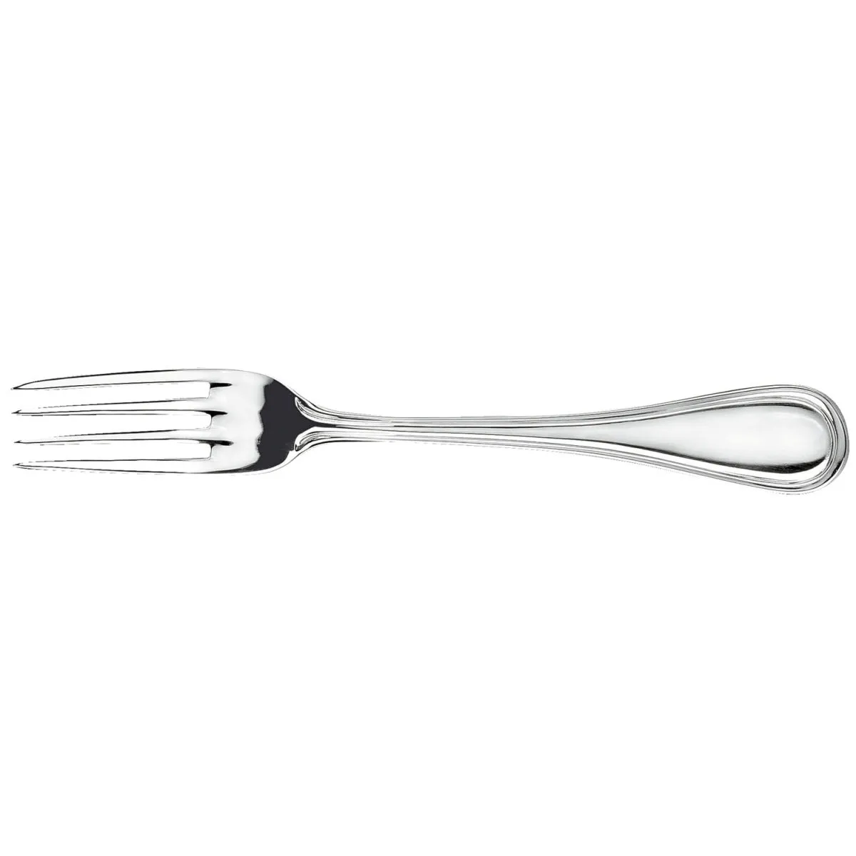 12x VEGA Forchetta da tavola San Remo; 20 cm (L); argento, manico argento; 12 pz. / Pacco - immagine 1