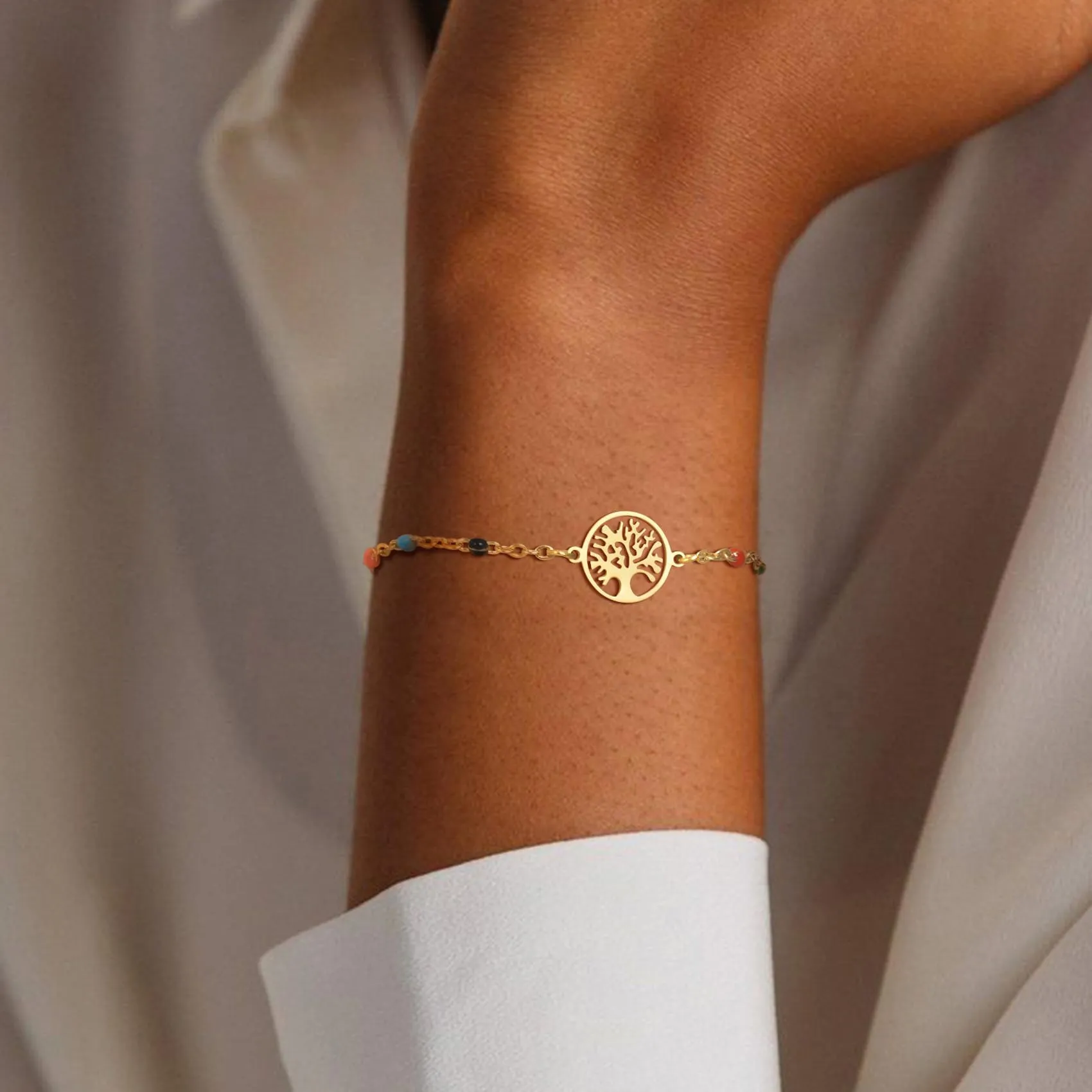 Caimeytie 1 braccialetto con costellazione+1 braccialetto con ciondolo a forma di oroscopo per donna/ragazza/acciaio inossidabile/regalo zodiacale/gioielli astrologia regali per ragazze, Acciaio - immagine 5