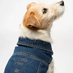 Giubbotto per cani Denim in jeans Liu Jo Pets S/M: dorso 32 cm - immagine 1