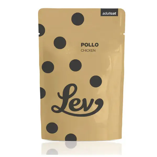 Lev Cat Natural Code Adult in Jelly 60 gr Pollo - confezione da 24 pezzi - Cibo umido per gatti - immagine 1