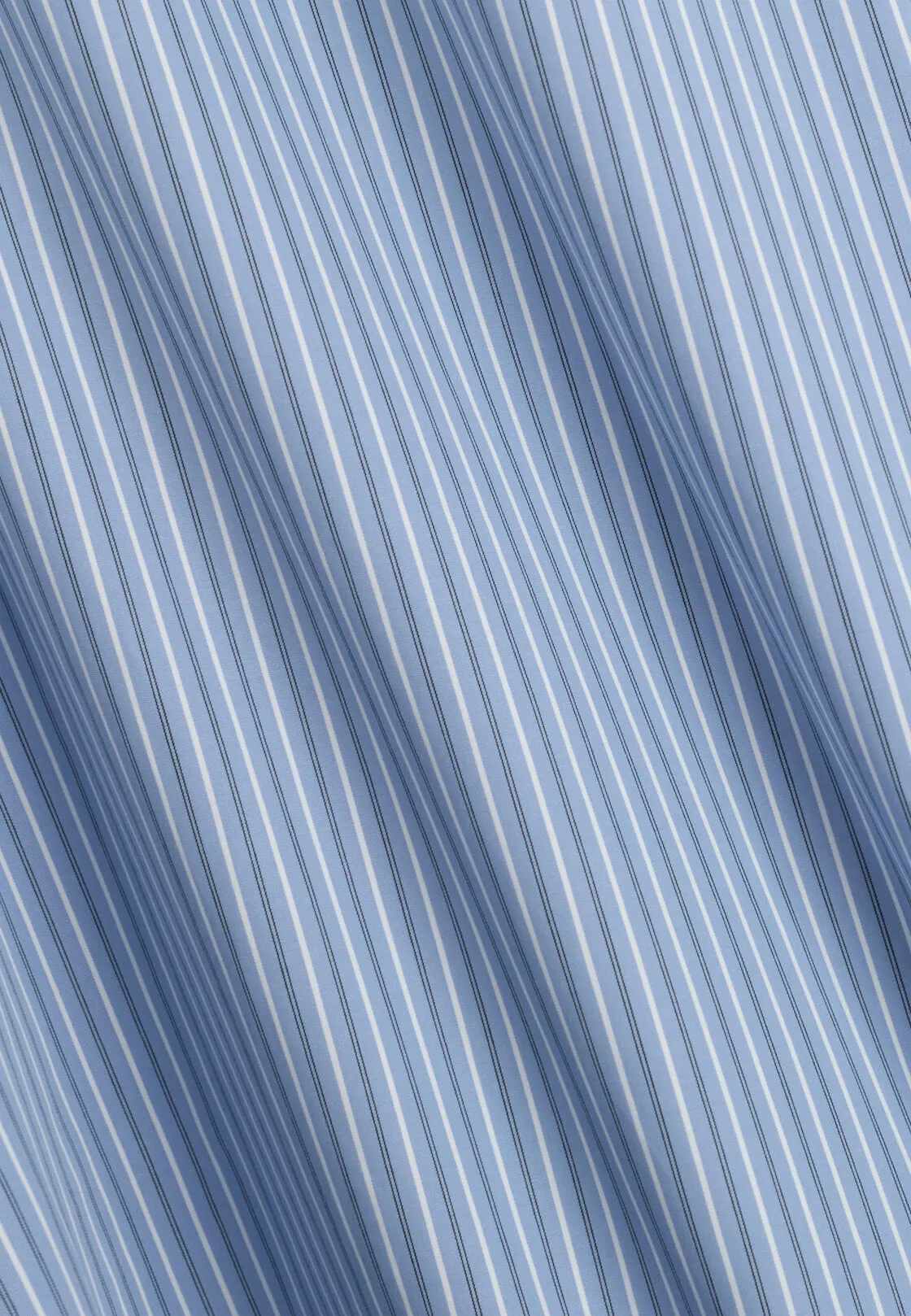 Boggi, Camicia A Righe In Popeline Regular Fit, Uomo, Blu, Taglia: XXL - immagine 5