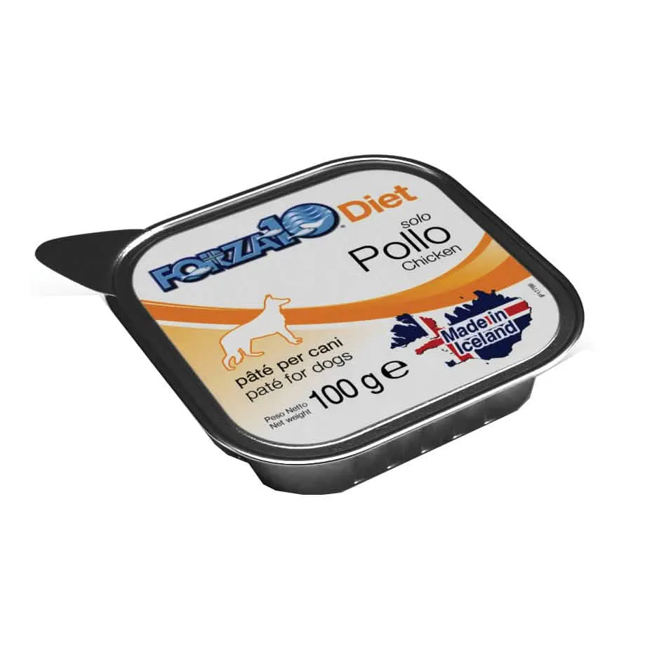 Forza10 solo diet pollo pate 100 g - immagine 1