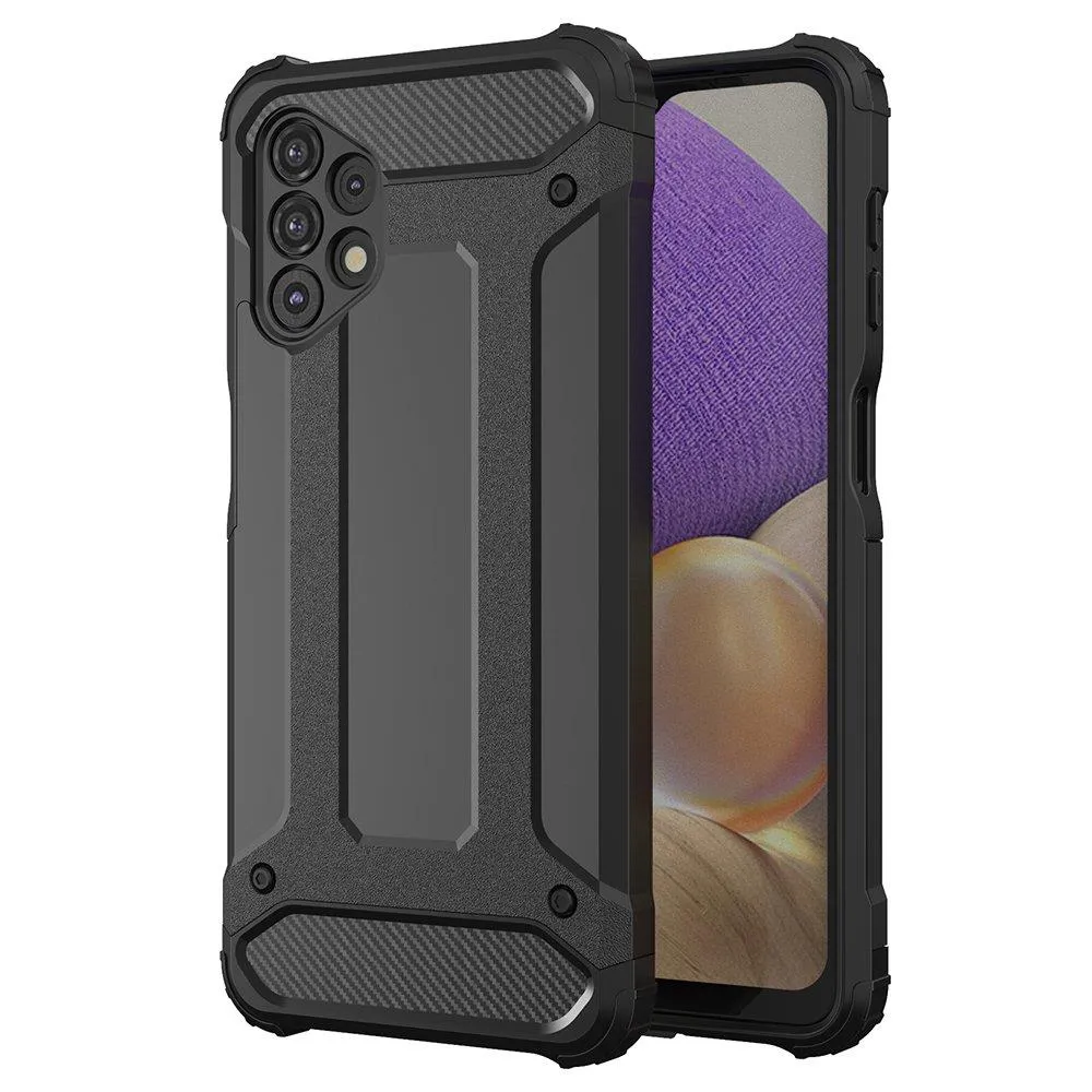 Custodia per Samsung Galaxy A53 5G A536, OEM, Hybrid Armor, Nera - immagine 1