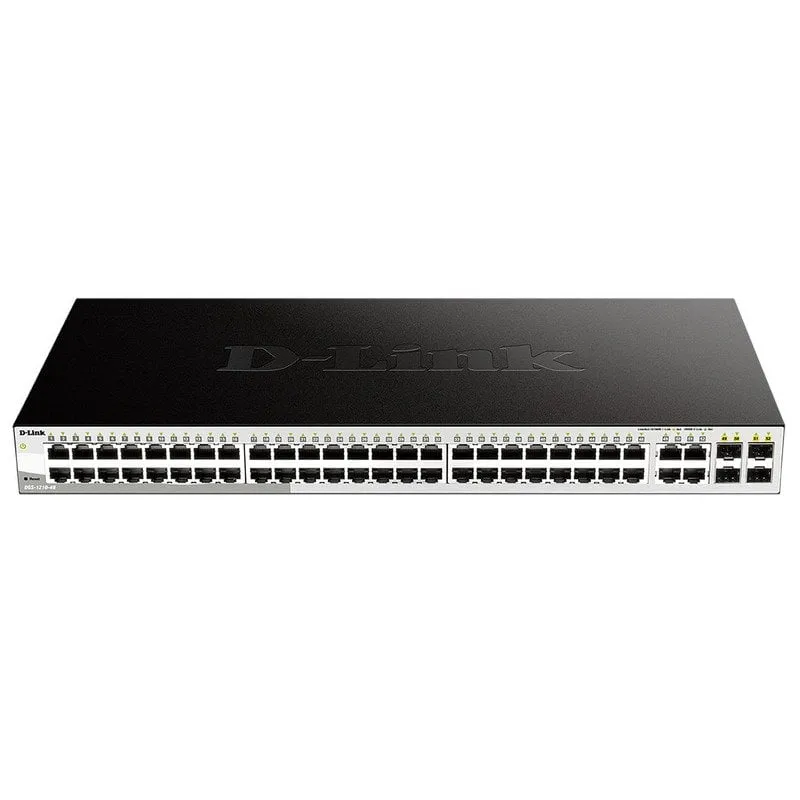 Smart Switch gestito D-Link DGS-1210-48/E 48 porte 1000BASE-T + 4 porte combinate 1000BASE-T/SFP - immagine 1