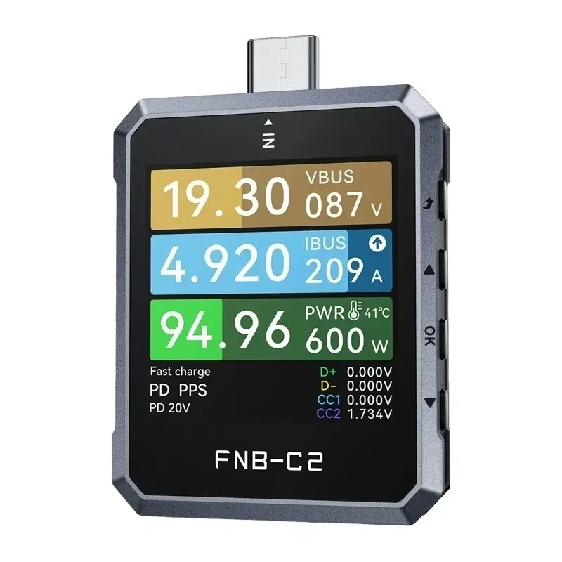 Tester di Tensione Fnirsi FNB-C2, USB-C - immagine 1