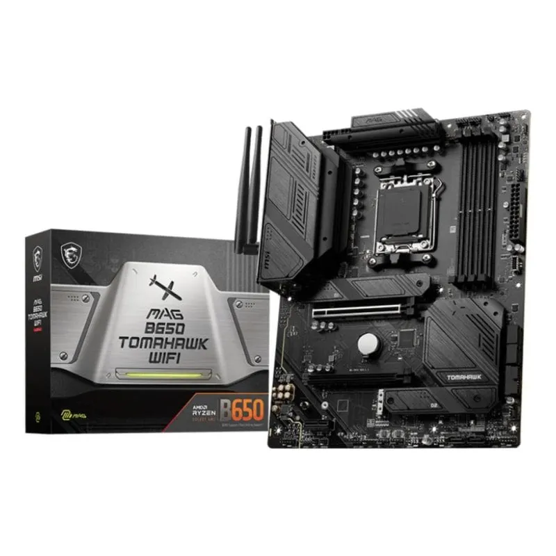 Schede Madri MSI MAG B650 Tomahawk WIFI B650 Socket AM5 DDR5 ATX WiFi 6E 2.5GbE M.2 Gaming - immagine 1