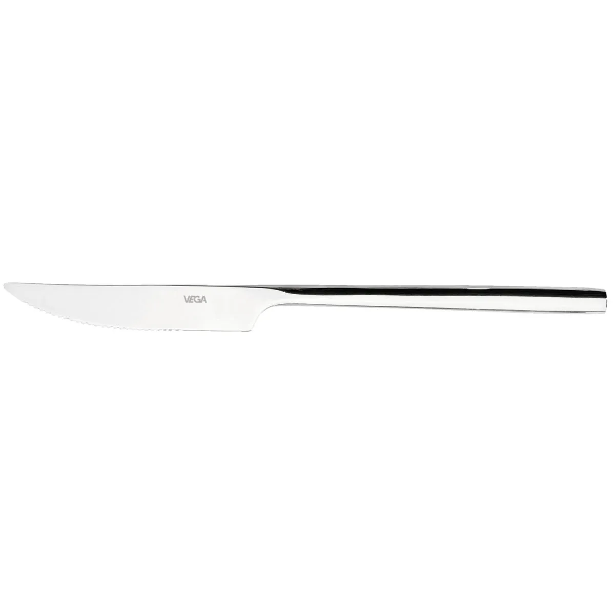 12x VEGA Coltello per pizza e bistecca Liverpool; 21.8 cm (L); argento, manico argento; 12 pz. / Pacco - immagine 1