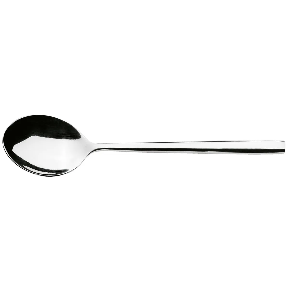 12x VEGA Cucchiaio frutta Liverpool; 17 cm (L); argento, manico argento; 12 pz. / Pacco - immagine 1