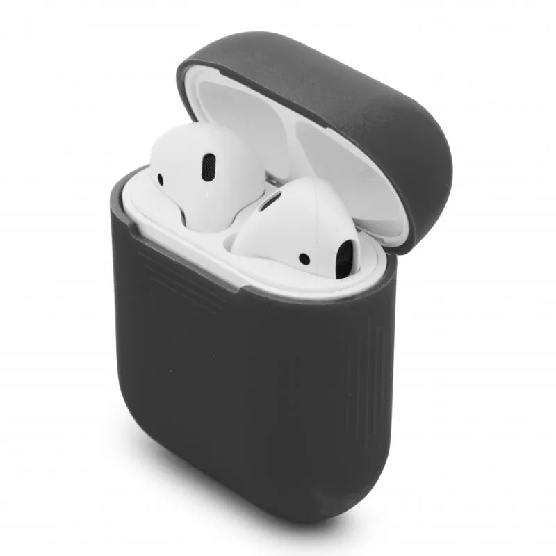 Custodia protettiva PcCom Essential per Airpods nera - immagine 1