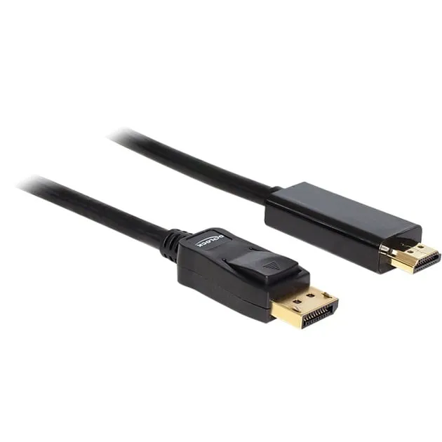 Cable Displayport > HDMI m/m 2m Nero, Cavo - immagine 1
