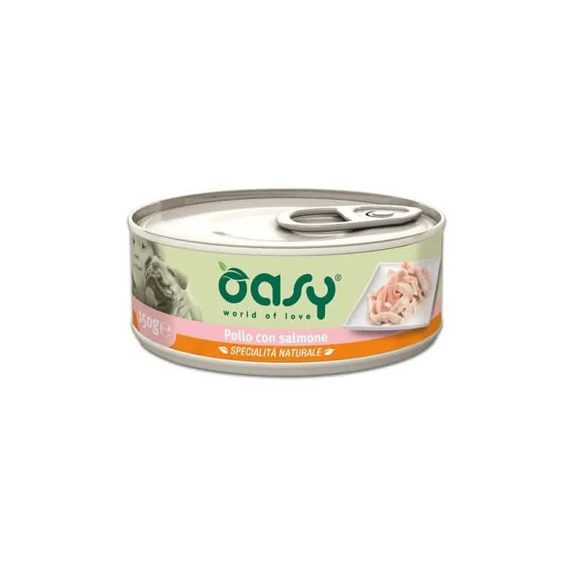 Oasy wet dog pollo con salmone 150 g - immagine 1