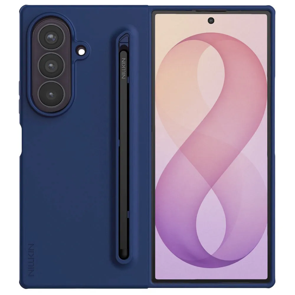 Custodia per Samsung Galaxy Z Fold8 Ultra F976, Nillkin, Flex Pure con supporto per S-Pen, Blu - immagine 1