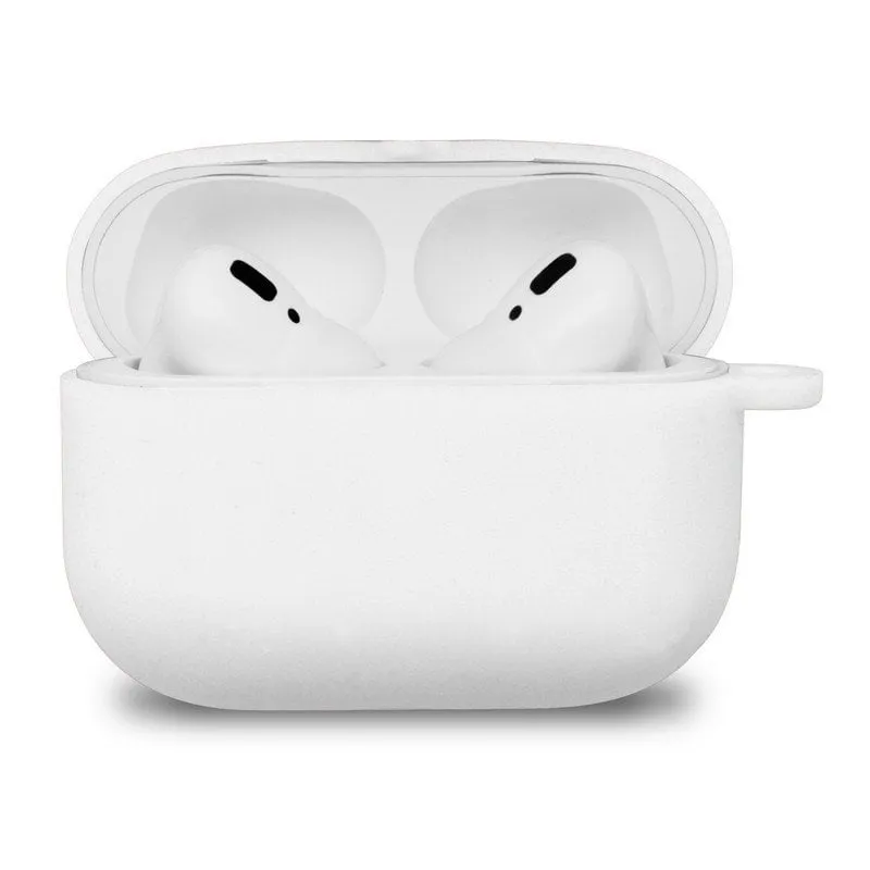 Custodia protettiva PcCom Essential per Airpods Pro bianca - immagine 1