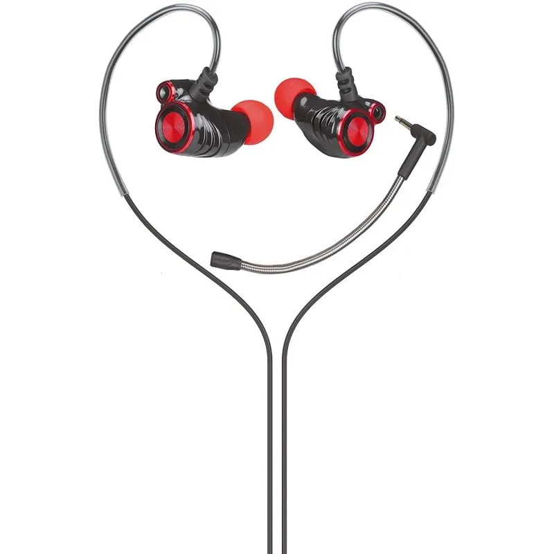 Cuffie HP DHE-7002 con microfono nere - immagine 1
