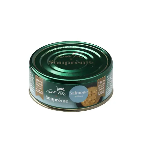Terra Felis Souprème Zuppa Gourmet cremosa per gatti Grain Free 85 gr Salmone - Cibo umido per gatti - immagine 1