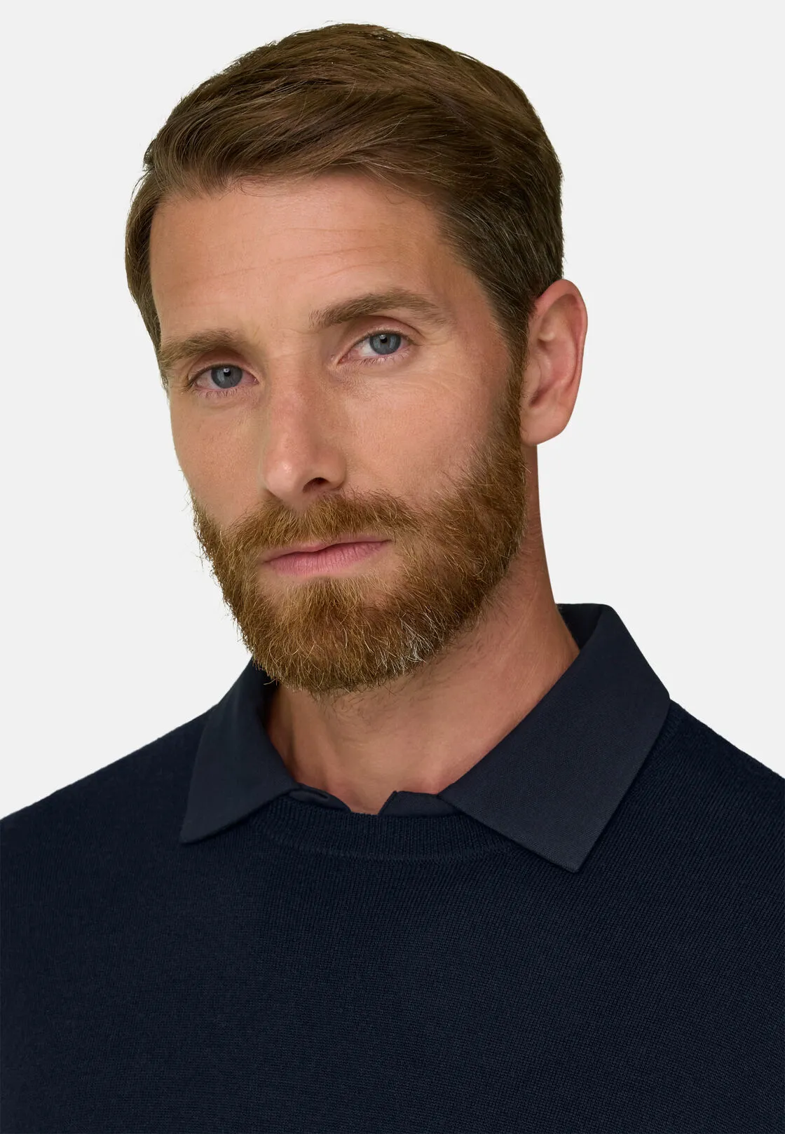 Boggi, Girocollo In Lana Merino Extrafine, Uomo, Navy, Taglia: XS - immagine 3