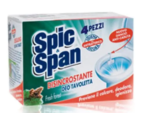 Tavolette Disincrostanti Spic & Span - 4 Pezzi per una Pulizia Profonda - immagine 1