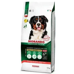 Morando Tradizioni Italiane Dog Adult Maxi Manzo, avena e piselli 12 kg - Croccantini per cani - immagine 1