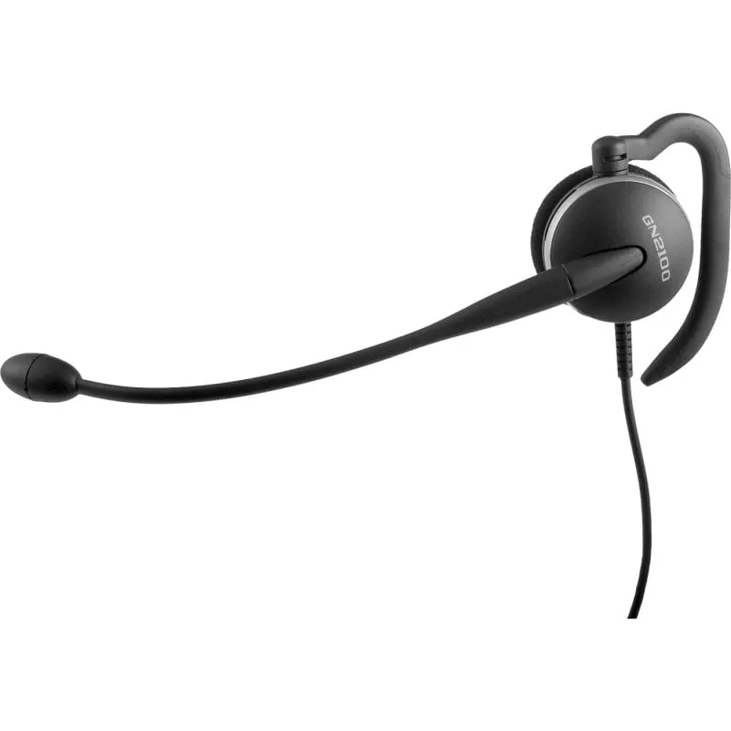 Jabra GN2100 FlexBoom Monaural Auricolare Cablato A clip Ufficio Bluetooth Nero - immagine 1