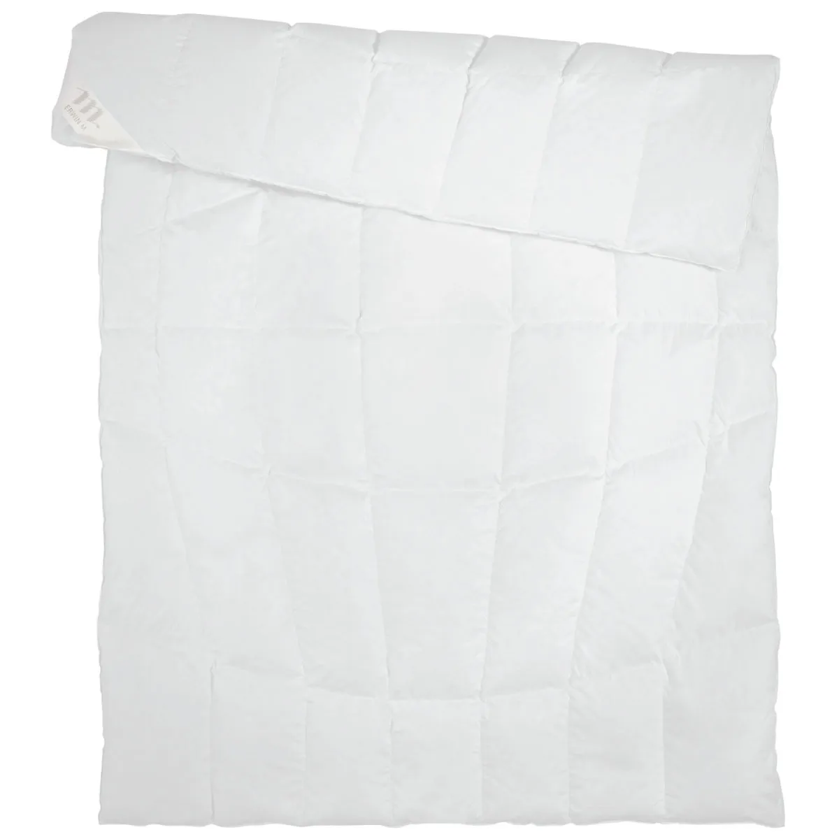 ERWIN M. Piumino Star 4 stagioni in piuma trapuntato; 155x220 cm (LxL); bianco - immagine 1