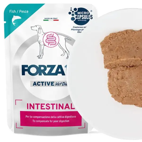 Forza10 Activ Cane Intestinal 100 gr Pesce - confezione da 12 pezzi - Umido monoproteico cane - immagine 1