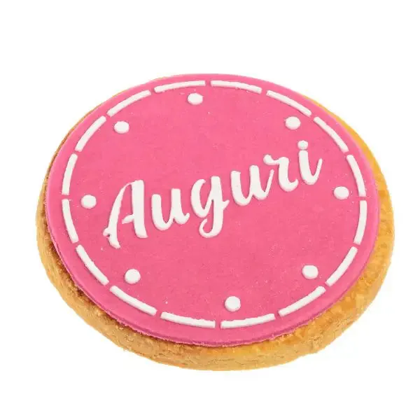 Torta di compleanno Auguri Snack per cani 90 gr Leopet Rosa - immagine 1