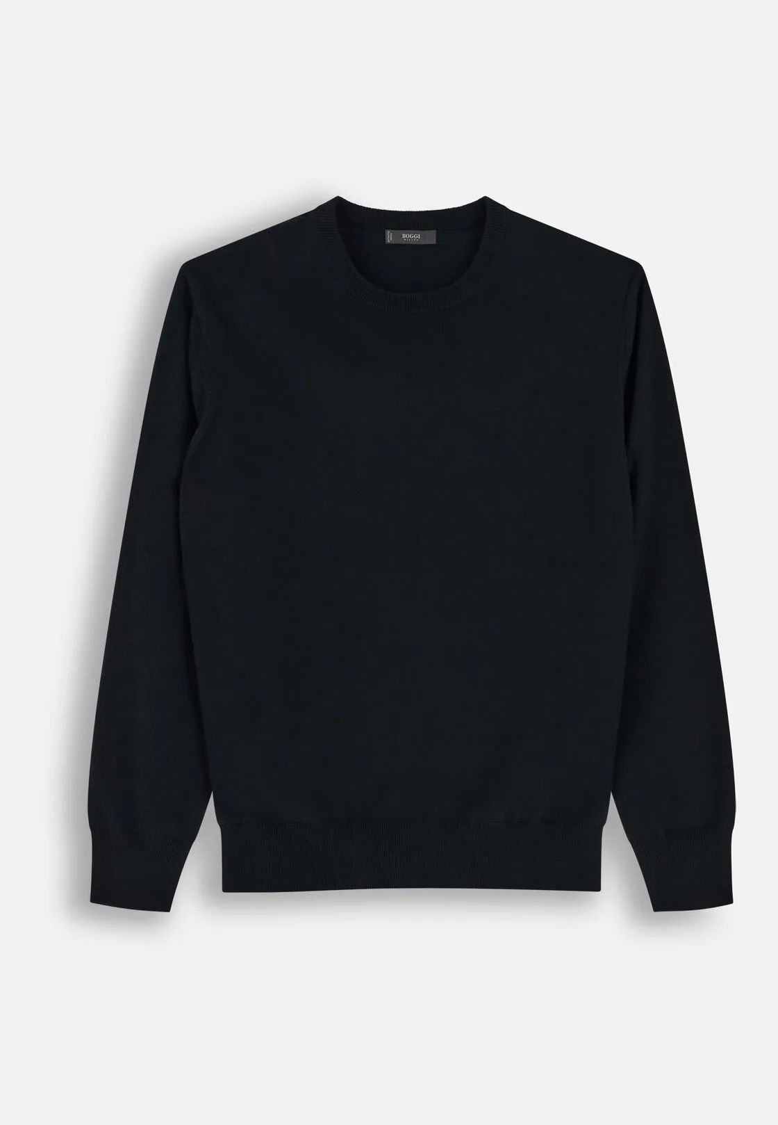 Boggi, Girocollo In Lana Merino Extrafine, Uomo, Nero, Taglia: XL - immagine 5
