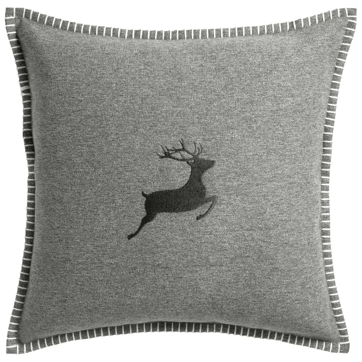 ERWIN M. Federa cuscino decorativo Cornus; 45x45 cm (LxL); grigio; quadrata - immagine 1
