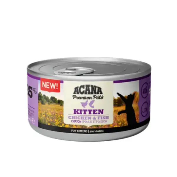 Acana Premium Patè Kitten Recipe Grain Free 85 gr Pollo e pesce - confezione da 6 pezzi - Cibo umido per gatti - immagine 1