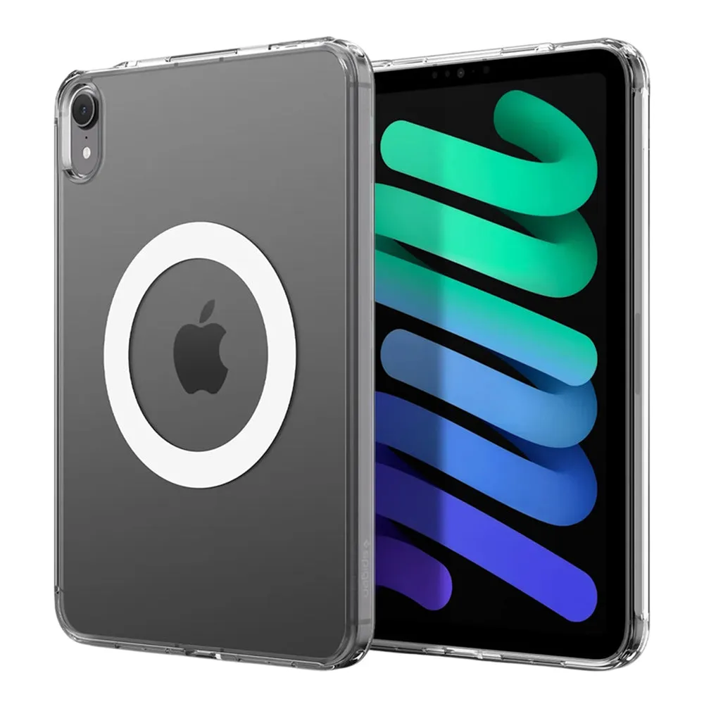 Custodia per Apple iPad mini 2024 / mini 2021, Spigen, Ultra Hybrid MagFit, Trasparente Bianca ACS11623 - immagine 1