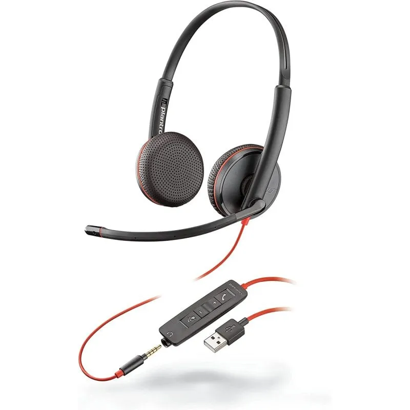 Cuffia USB Poly Blackwire 3225 con microfono - immagine 1