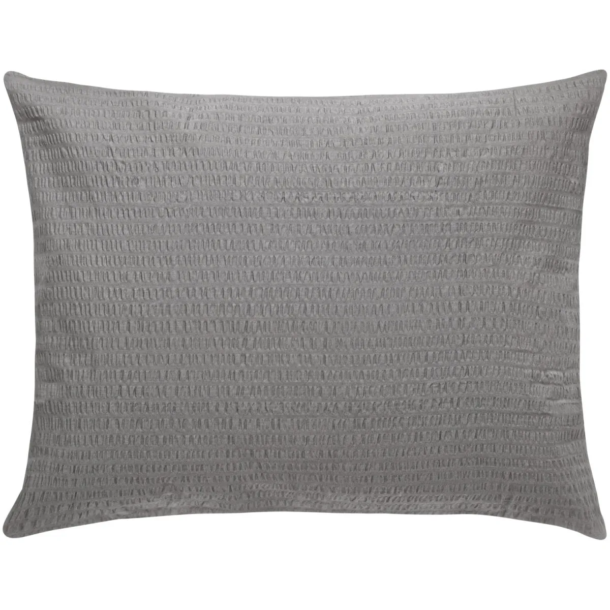 ERWIN M. Federa cuscino letto Mallorca chiusura a busta; 70x90 cm (LxL); grigio - immagine 1
