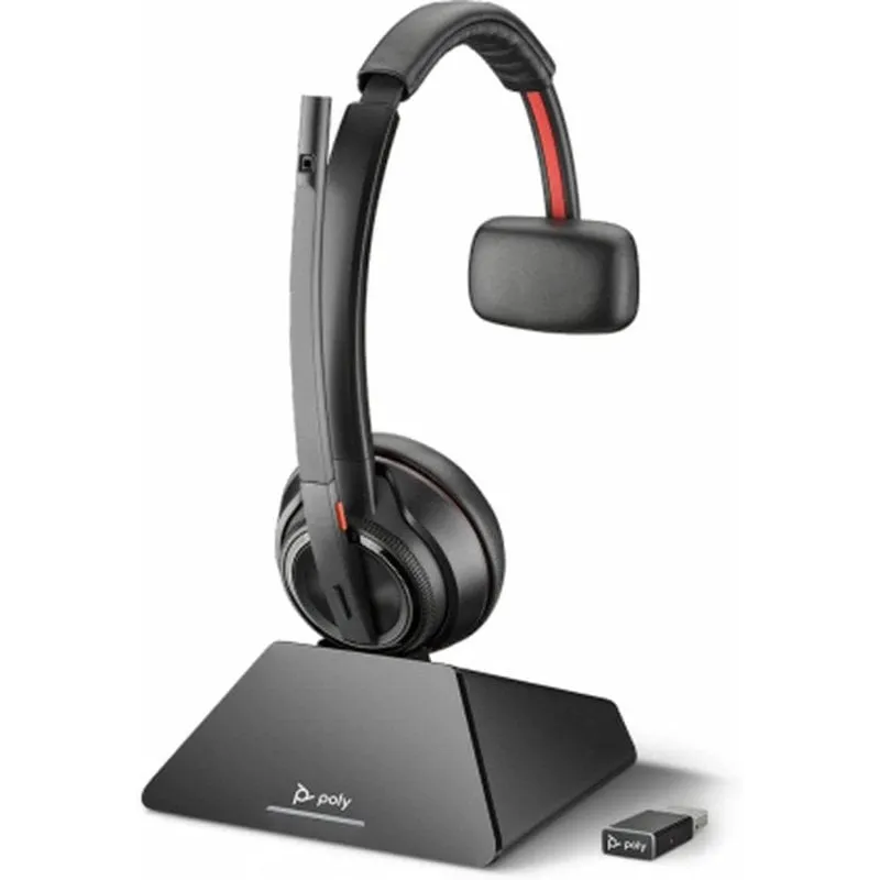 Cuffie mono wireless Poly 8210 UC nere - immagine 1