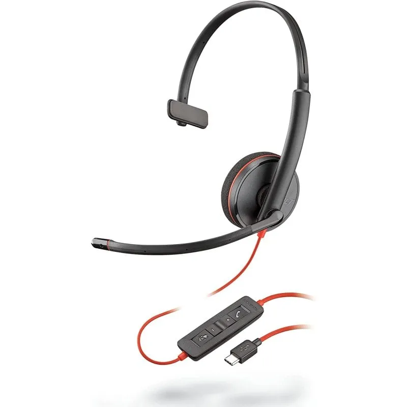 Cuffia monofonica per call center USB-C Poly Blackwire C3210 - immagine 1