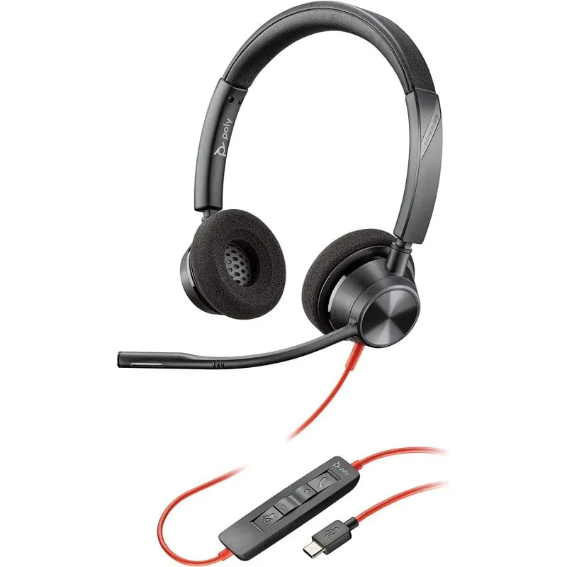 Cuffie Poly Blackwire 3320 USB-C Nere - immagine 1